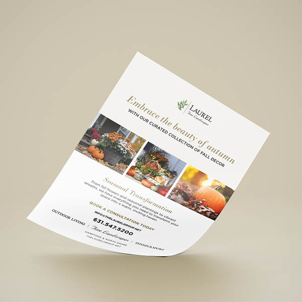 The Laurel Group flyer Mockup