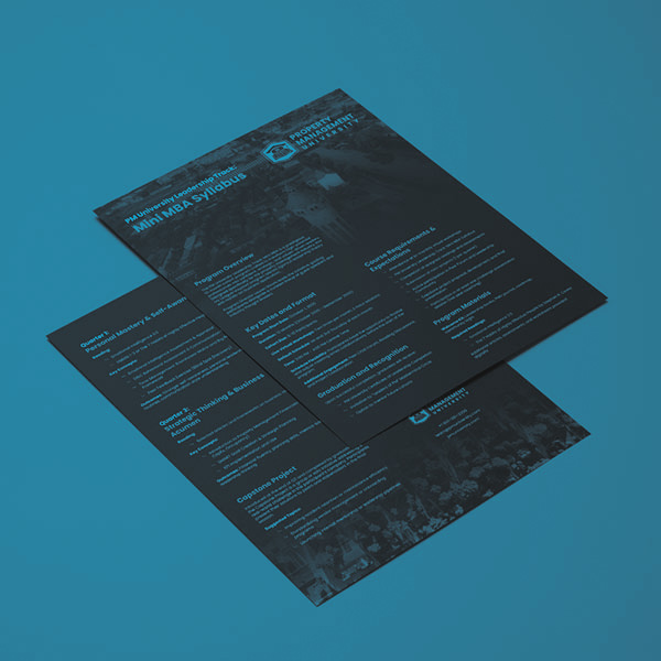 PM University Mockup