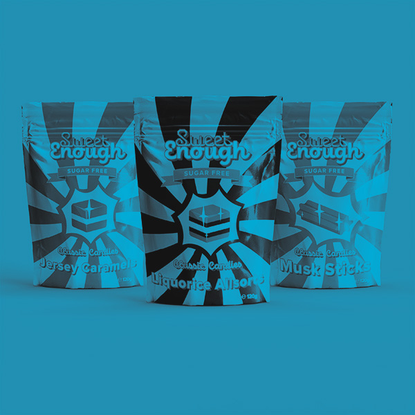 Sweet Enough packaging Mockup